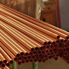 Straight 50mm Seamless Copper Tube / Pipe 1/8 Hard
