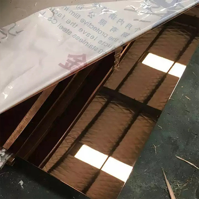 Καλή τιμή. Το Astm 201 χρυσός καθρέφτης φύλλων ανοξείδωτου 430 τελειώνει το χρυσό τιτανίου που ντύνεται σε απευθείας σύνδεση