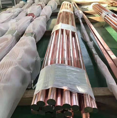 Καλή τιμή. C11000 Χαλκός Υπερκαθαρό Χαλκό Ράβδος Στρογγυλή επίπεδη μήκος 300-6000 σε απευθείας σύνδεση