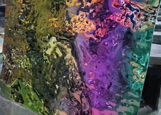 Καλή τιμή. ο κυματισμός νερού 0.8mm σφράγισε 304 που η ανοξείδωτη επιφάνεια πιάτων τελειώνει αντανακλασμένος για τη διακόσμηση ξενοδοχείων σε απευθείας σύνδεση